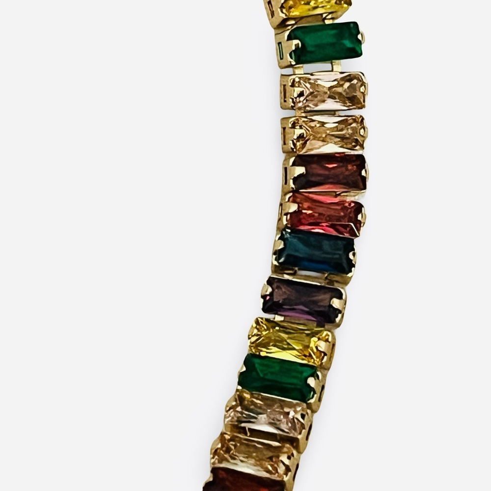 Multicolor Beaded Adjustable Bracelet - Picture 2 of 5